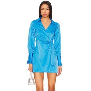 Revolve Seaside mini dress in cerulean